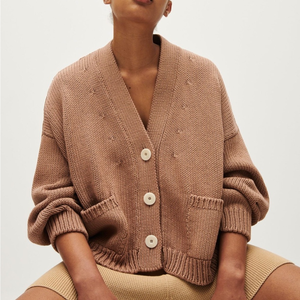 Babaa Cardigan no22 Roasted Fig